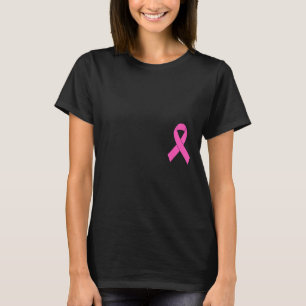 Cute Pink Ribbon Breast Cancer Awareness Women Men T-Shirt