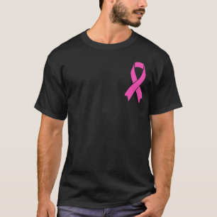 Cute Pink Ribbon Breast Cancer Awareness Women Men T-Shirt
