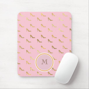 Cute Pink Rose Mouse Pad
