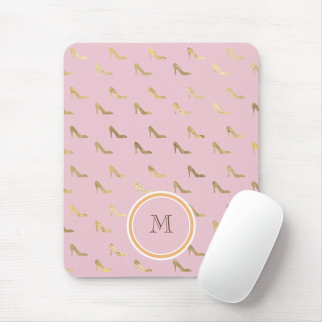 Cute Pink Rose   Mouse Pad (With Mouse)