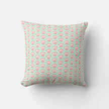 Cute Pink Seashell Pattern Illustration
