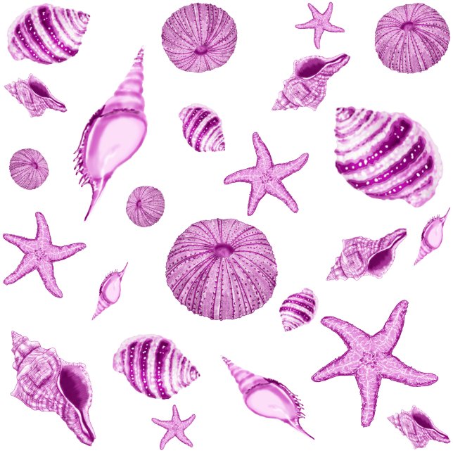 Cute pink seashells tissue paper (Creator Uploaded)
