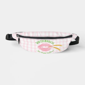 Cute Pink Sexy Lips Kisses travel Bum Bags