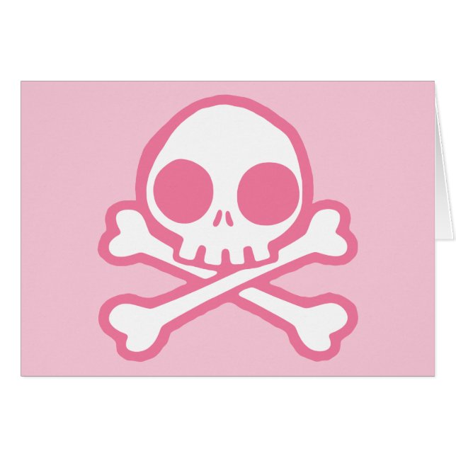 Cute Pink Skull (Front Horizontal)