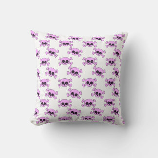 Cute Pink Skulls Cushion