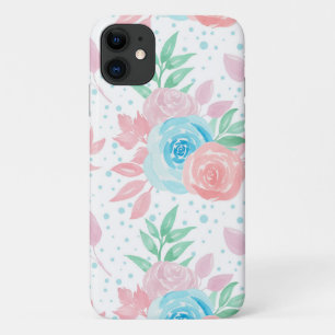 Cute Pink Spring Flowers Case-Mate iPhone Case
