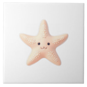Cute Pink Starfish Tile