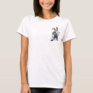 Cute Pink Succulent Plant Character with Dew Drops T-Shirt