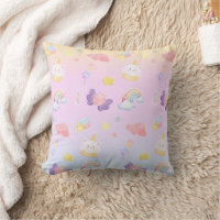Cute pink sweet cupcake unicorn rainbow Pattern