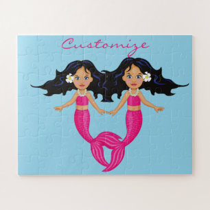 Cute Pink-tailed Mermaid Thunder_Cove Jigsaw Puzzle