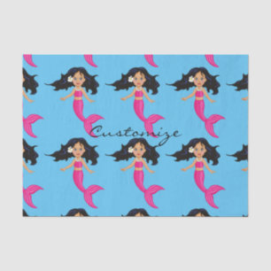 Cute Pink-tailed Mermaid Thunder_Cove Tissue Paper