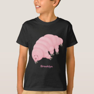 Cute pink tardigrade water bear cartoon T-Shirt