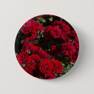 Cute pink tulip brooch 6 cm round badge