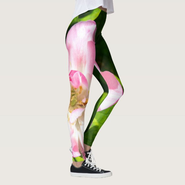 Cute pink tulip leggings (Right)