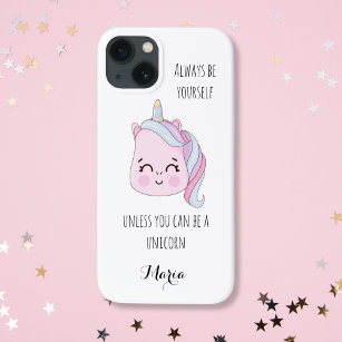 Cute Pink Unicorn  iPhone 13 Case