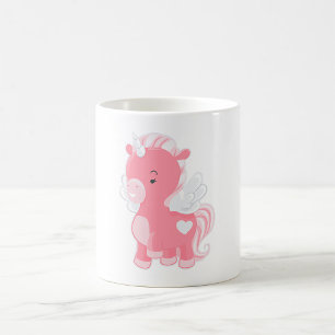 Cute Pink Unicorn Coffee Mug
