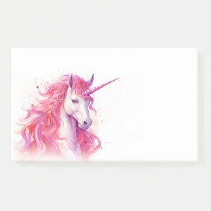 Cute Pink Unicorn Post-it Notes