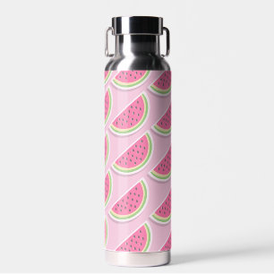 Cute Pink Watermelon Pattern Water Bottle