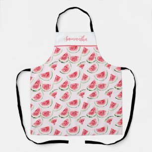 Cute Pink Watermelon Personalised Apron