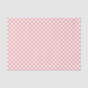 Cute Pink & White Polkadots Tissue Paper