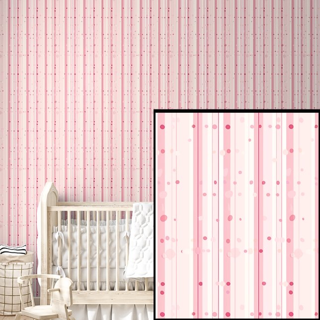 Cute Pink & White Stripes Wallpaper (Creator Uploaded)