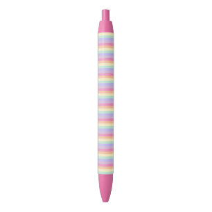 Cute Pink Yellow Blue Purple Template Modern Ink Pen