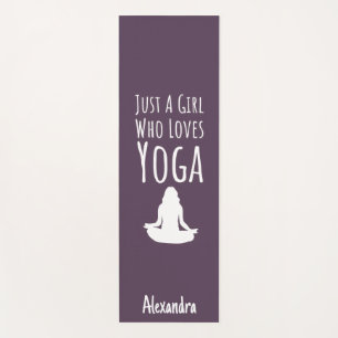 Cute Pink Yoga Gifts For Little Girls Kids Yogi Mat