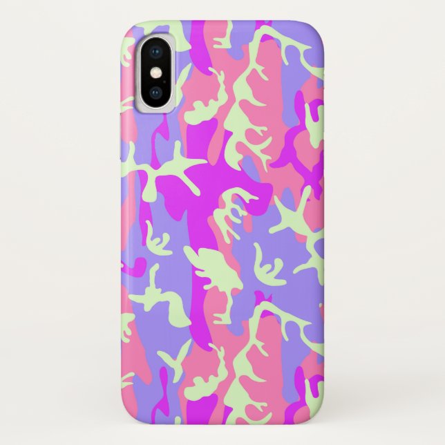 Cute pinky camouflage pattern Case-Mate iPhone case (Back)