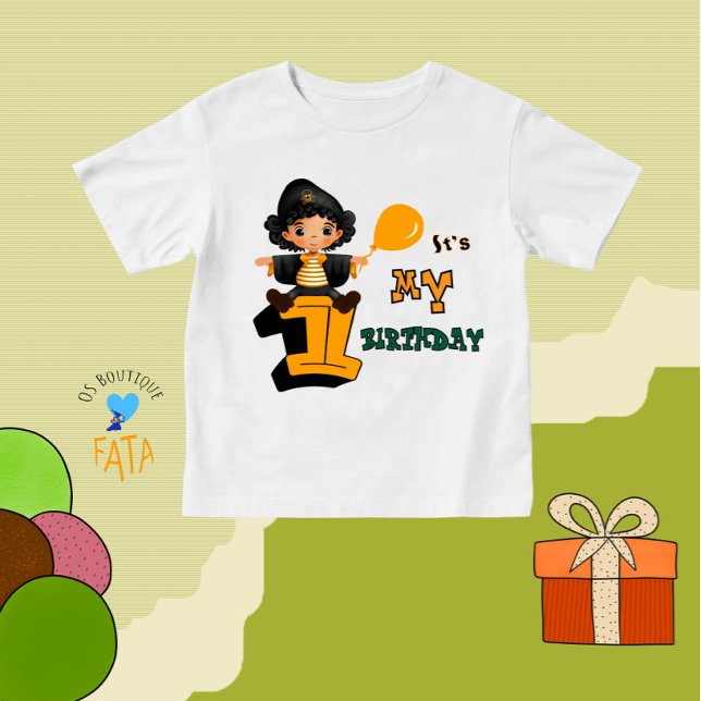 Cute pirate  baby T-Shirt (Creator Uploaded)