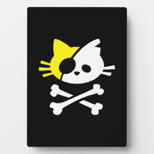 Cute Pirate Cat Plaque