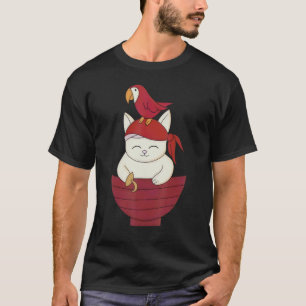 Cute Pirate Cat Skull 1 T-Shirt
