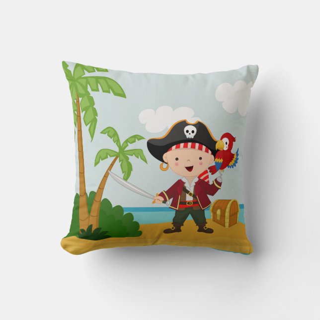 Cute Pirate Cushion (Front)