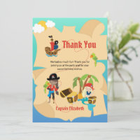 Cute Pirate Girl Mermaid Treasure Map Custom