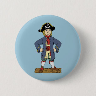 Cute Pirate Lad 6 Cm Round Badge