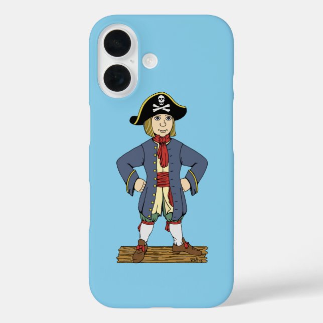 Cute Pirate Lad Case-Mate iPhone Case (Back)