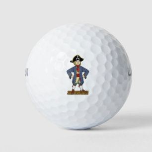 Cute Pirate Lad Golf Balls