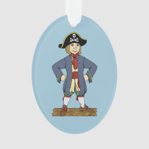 Cute Pirate Lad Ornament