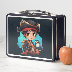 Cute pirate lunchbox