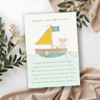 Cute Pirate Mouse Sailboat Books For Baby Shower