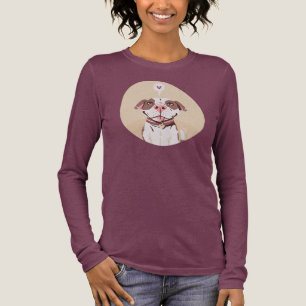 Cute Pit Bull Blank Tri-Blend Shirt