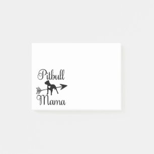 Cute Pit Bull Mum Puppy Dog Lover Cute Pitbull Post-it Notes