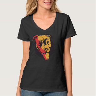 Cute Pit Bull Terrier Lover Pitbull Mom Pittie Dad T-Shirt