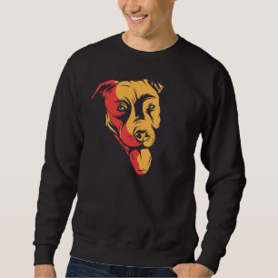 Cute Pit Bull Terrier Lover Pitbull Mum Pittie Dad Sweatshirt