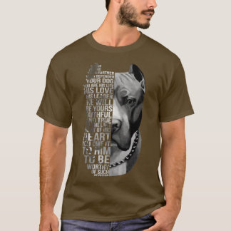 Cute pitbull design T-Shirt