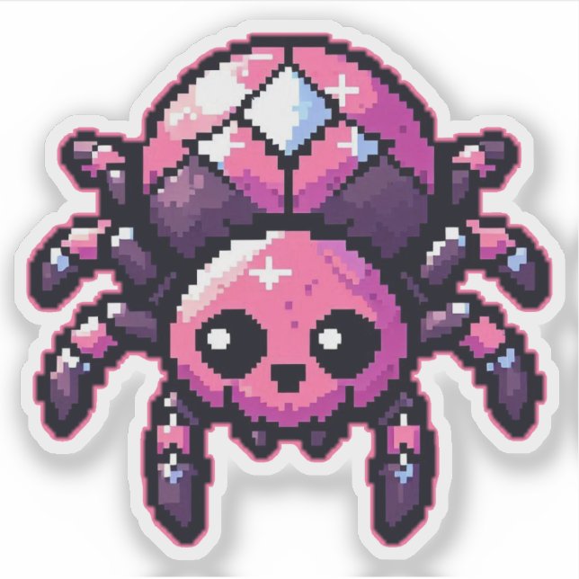 Cute Pixel Spider (Front)