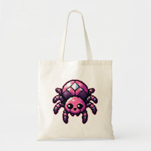 Cute Pixel Spider Tote Bag