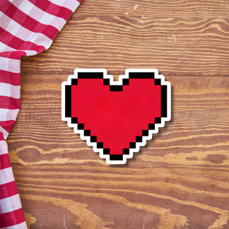  Cute pixelated heart shaped