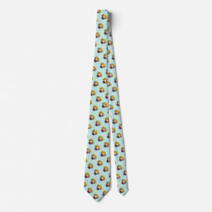 Cute pixeled bad girl tie