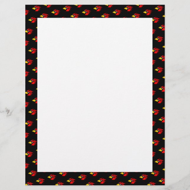 Cute pixeled bird face (Front)