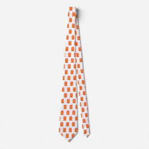 Cute pixeled deer baby tie